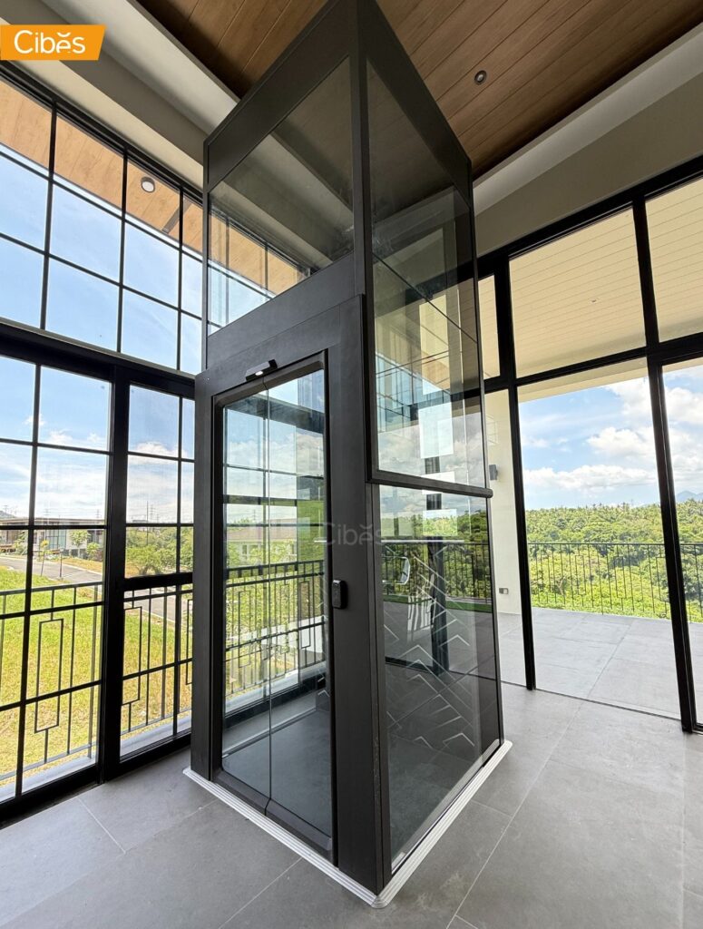 Cibes V80 Galaxy Private Home Lift 3 floors with January 4 (Size 935x1250)